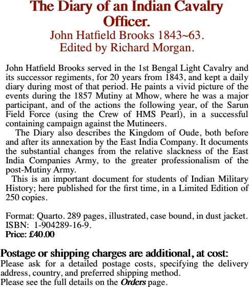 The Diary of an Indian